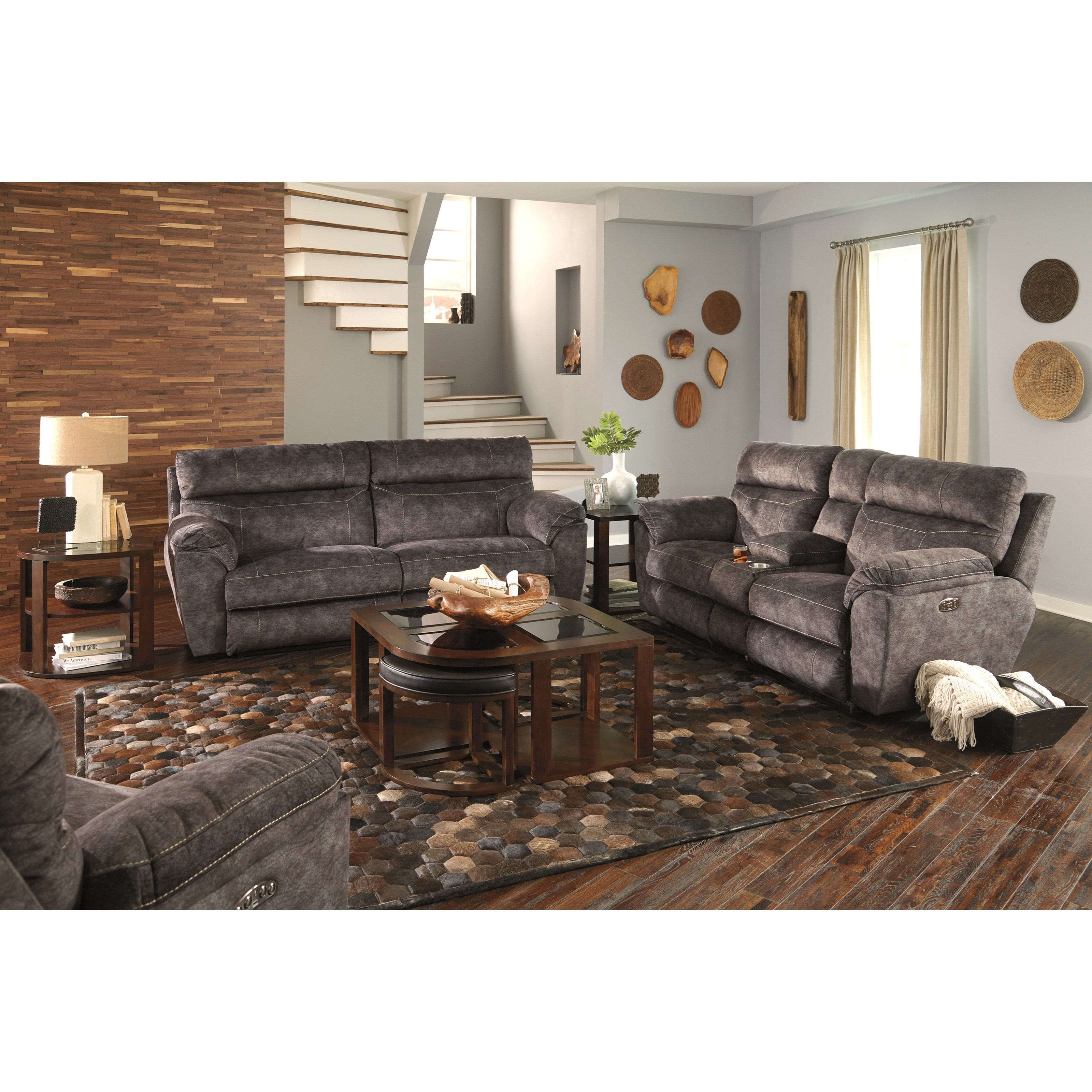 Catnapper hot sale leather sofa